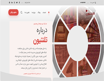 سایت تلنتیون، نمونه کار سایت وردپرسی محمد مهدی نوروزی